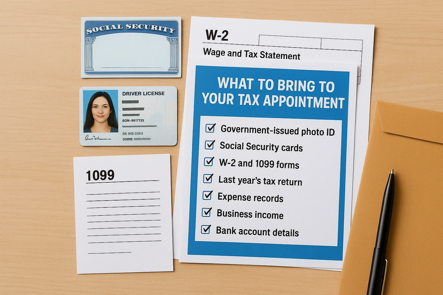 10. What to bring to your tax appointment
