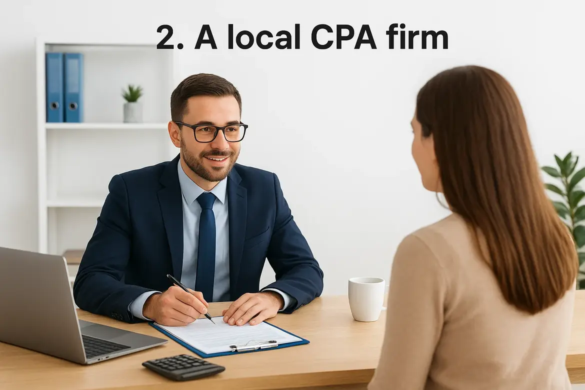 2. A local CPA firm