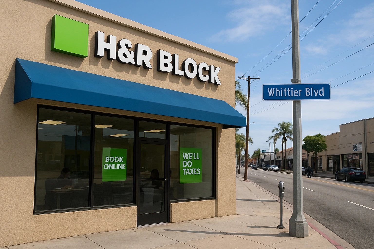 2. H&R Block on Whittier Boulevard