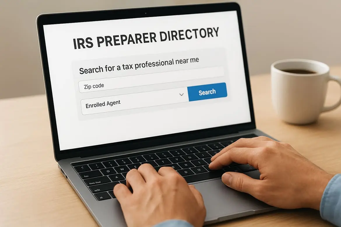 2. IRS preparer directory