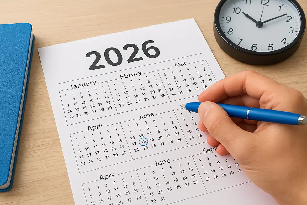 2026 deadlines to keep on your calendar