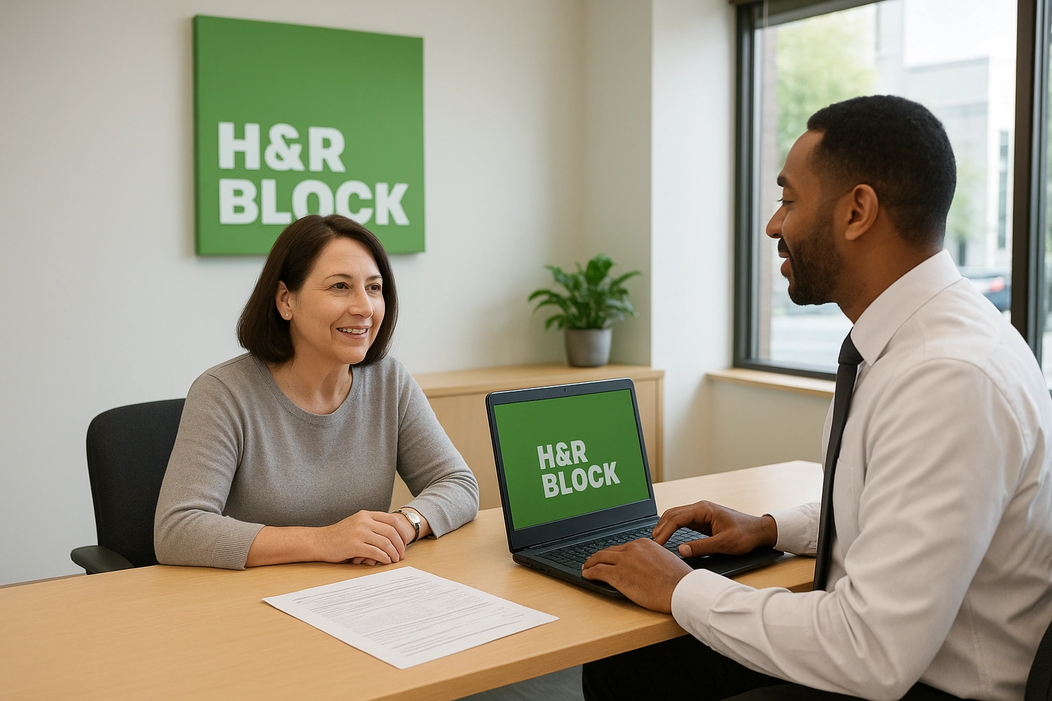 3. H&R Block virtual and in-office tax prep