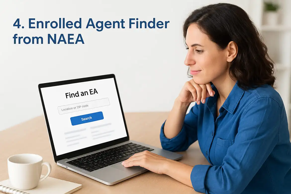 4. Enrolled Agent Finder from NAEA
