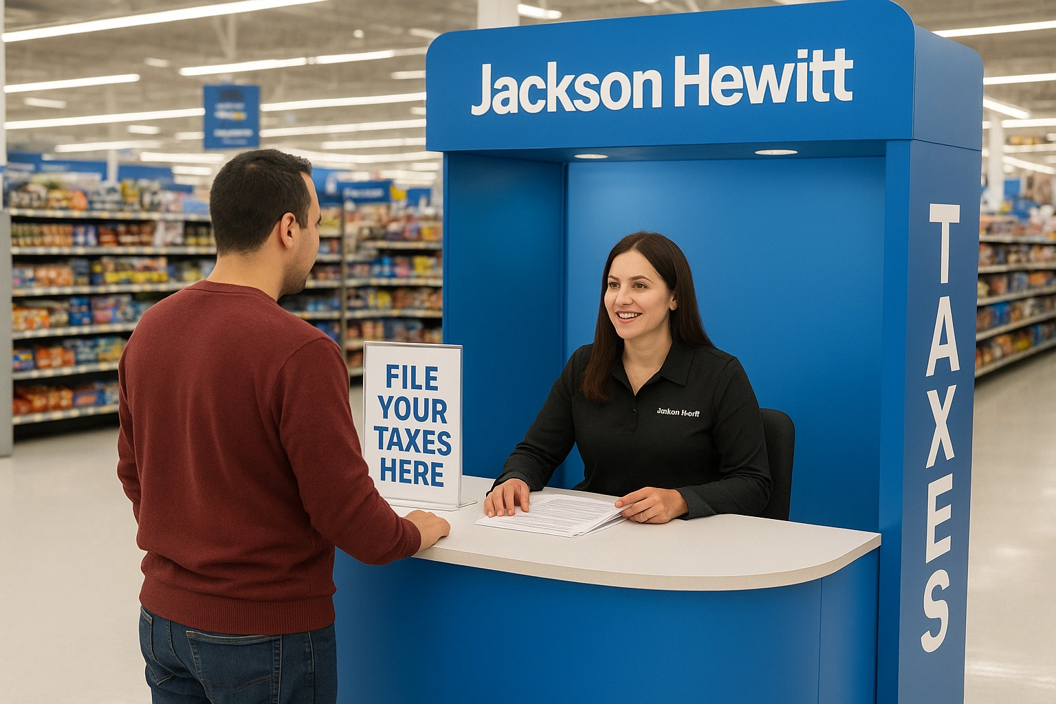 4. Jackson Hewitt inside Walmart