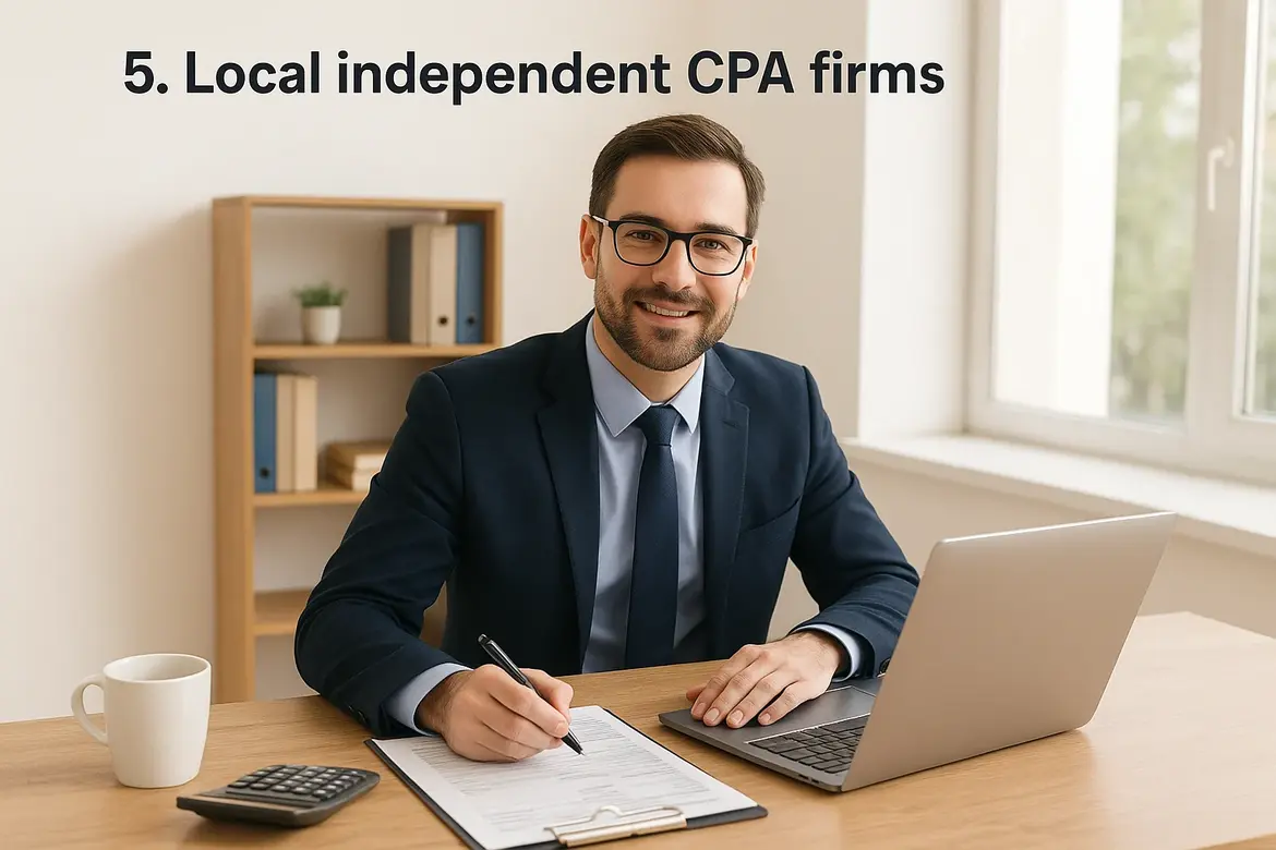 5. Local independent CPA firms