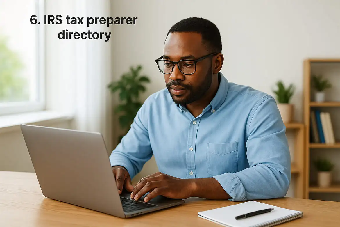 6. IRS tax preparer directory