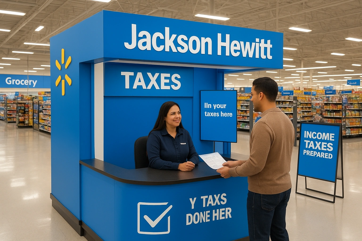 6. Jackson Hewitt inside Walmart in Irvine, CA
