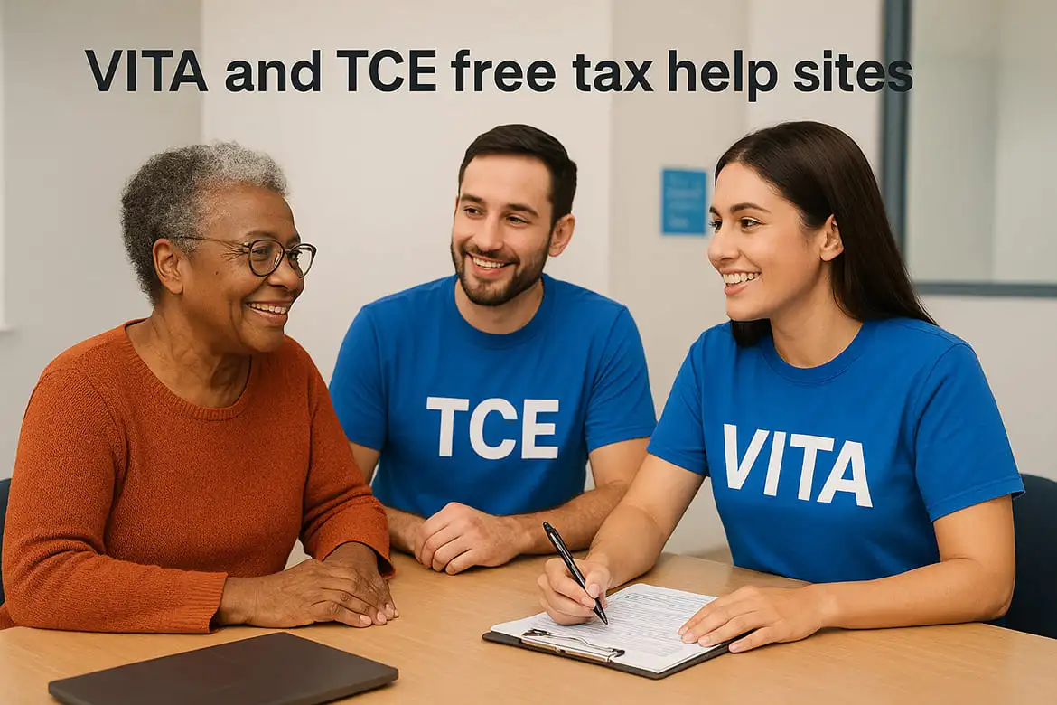 6. VITA and TCE free tax help sites