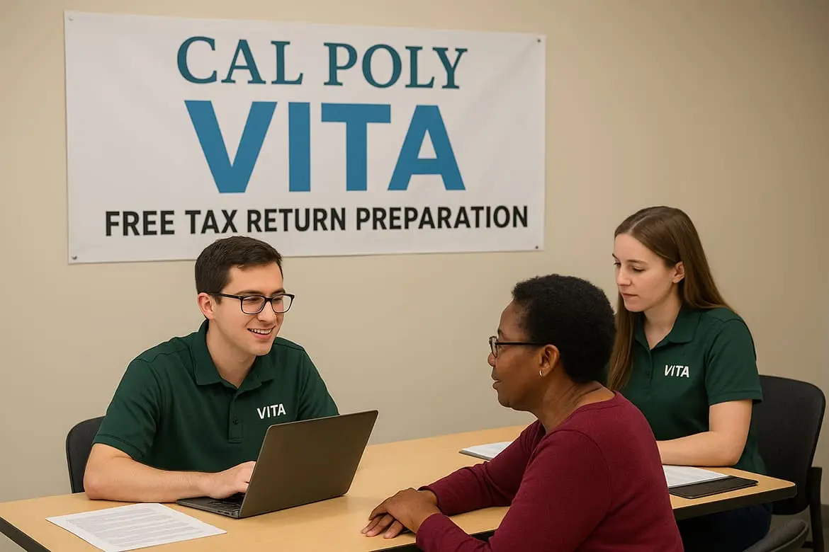 8. Cal Poly VITA free tax return preparation