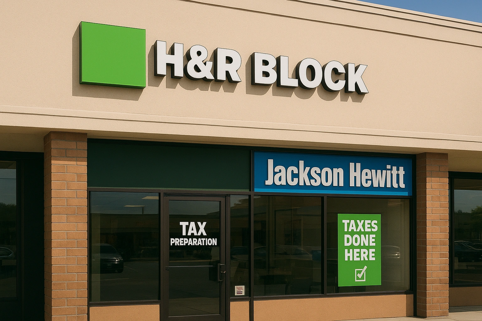 8. National tax chains like H&R Block and Jackson Hewitt