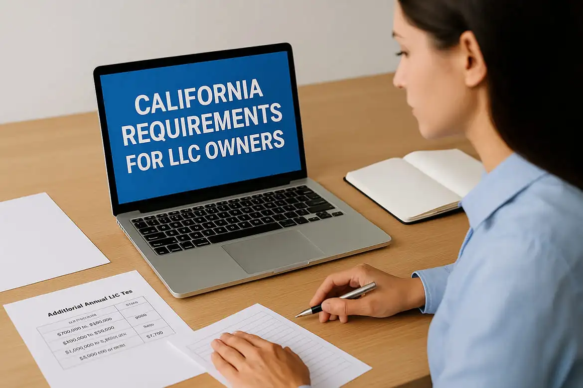 California requirements for LLC owners