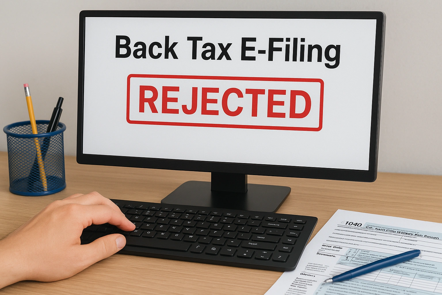 Common reasons back tax e-filings get rejected