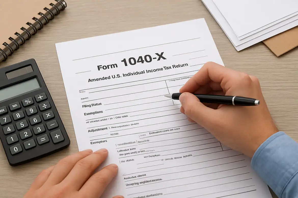 Errors that require Form 1040-X