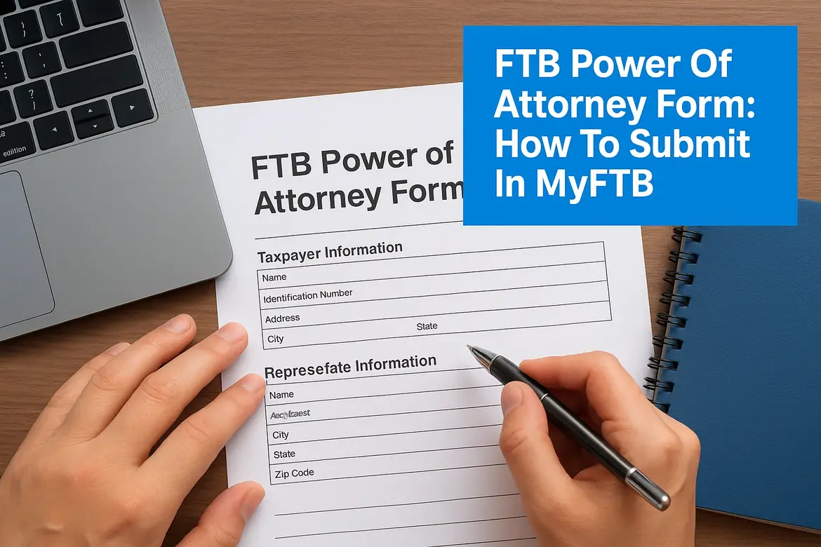 FTB Power Of Attorney Form
