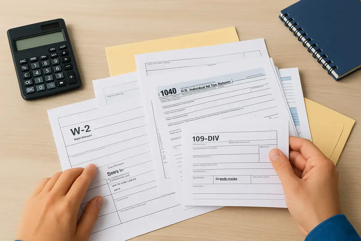 Gather your tax documents and records