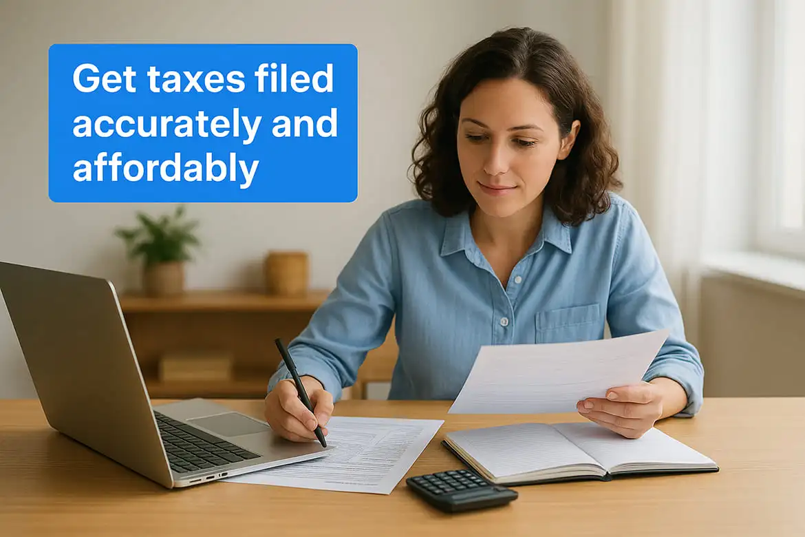 Get taxes filed accurately and affordably