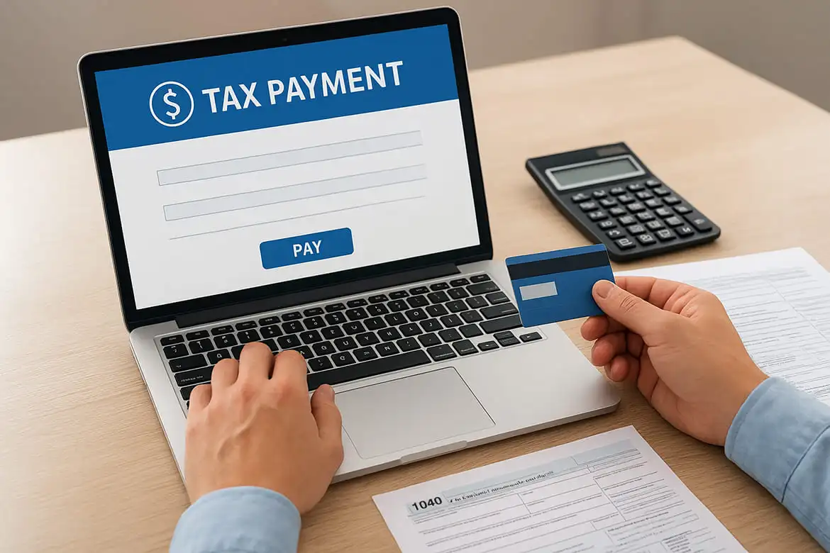 Handle tax payments or refunds