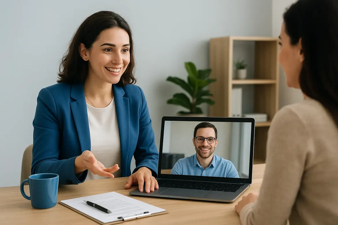 How the process works for virtual and in-person clients
