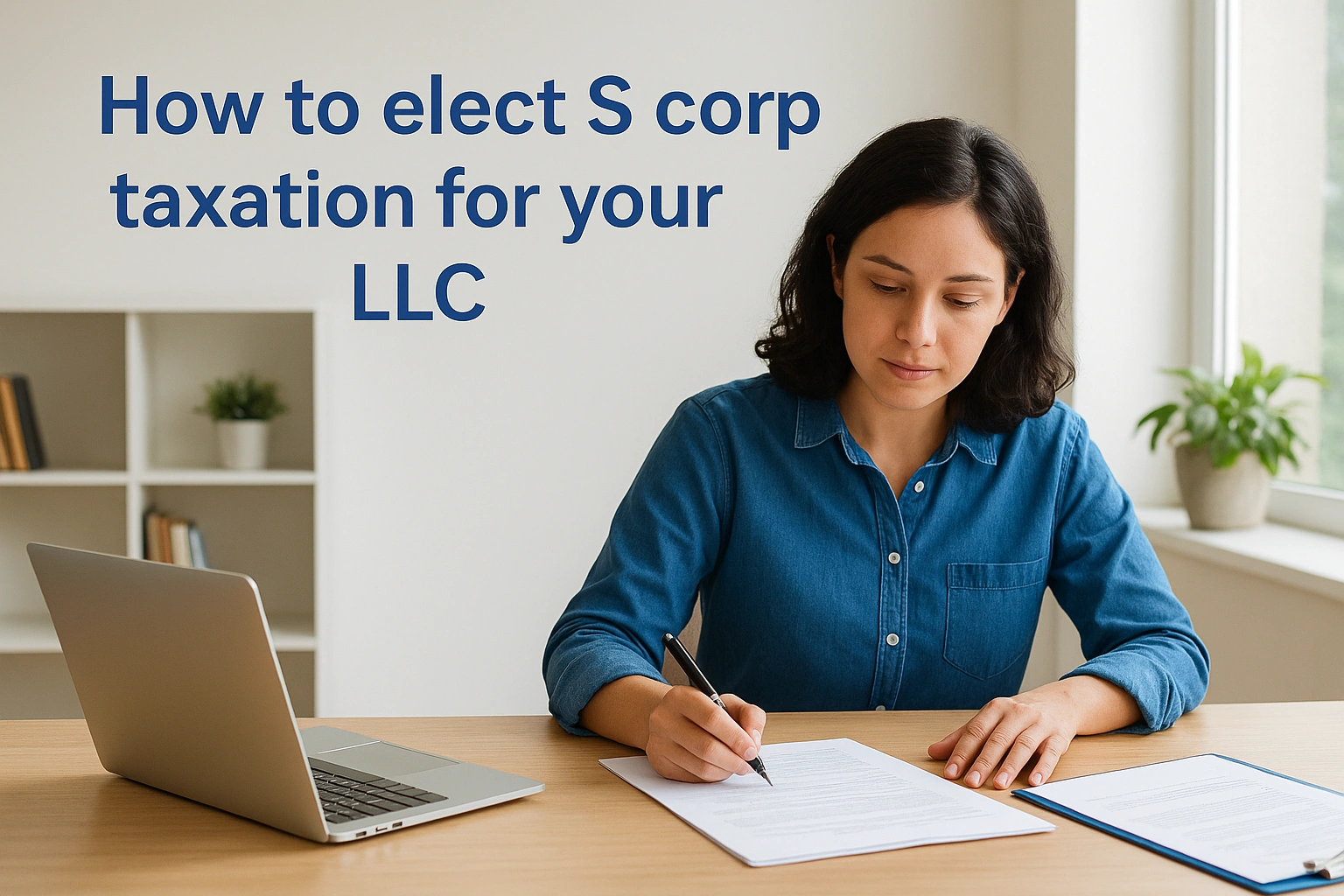 How to elect S corp taxation for your LLC