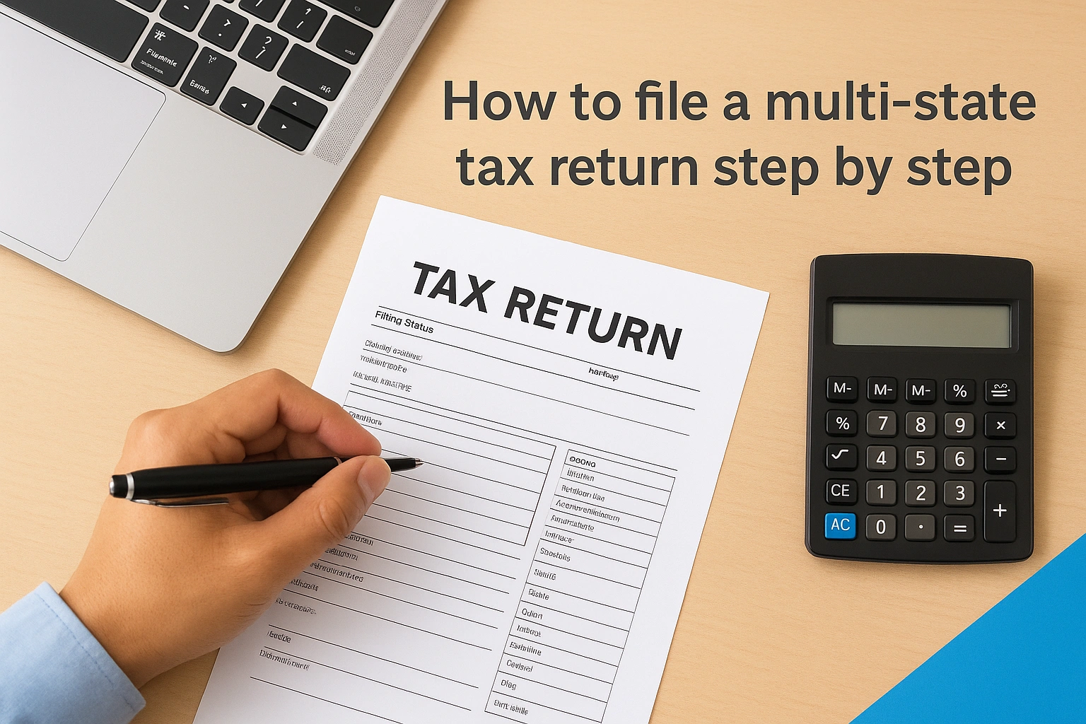 How to file a multi-state tax return step by step