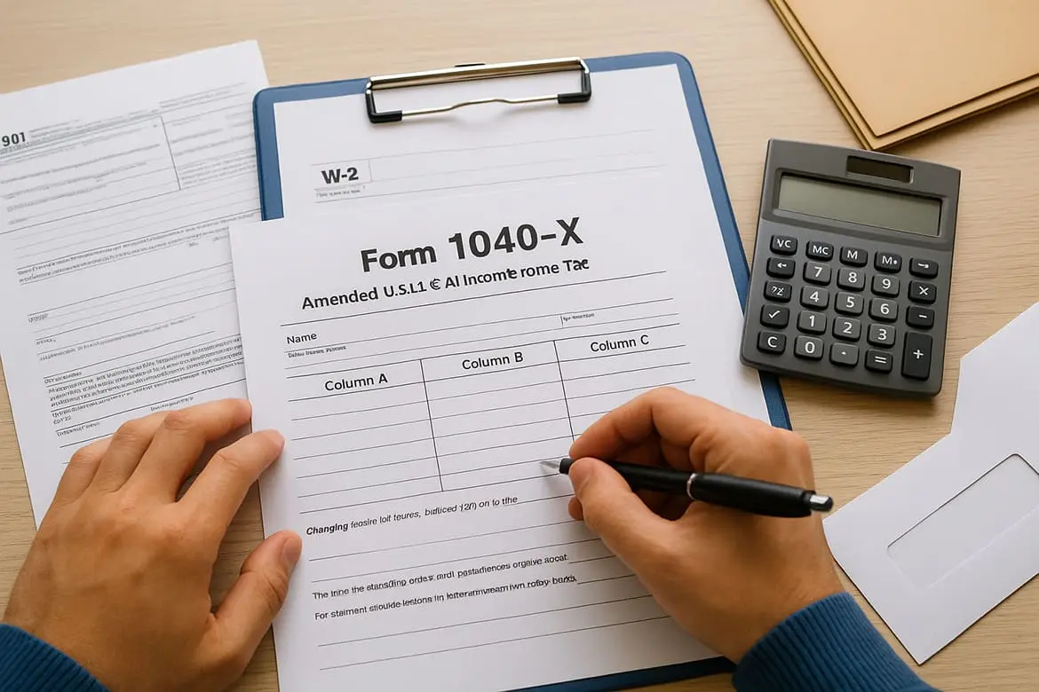 How to file Form 1040-X step by step