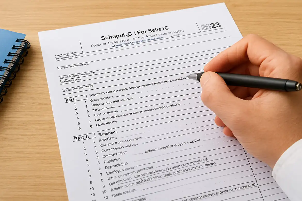 How to fill out Schedule C part by part