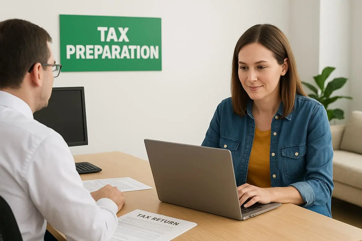 In-person vs online filing options