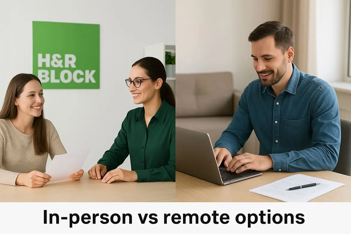 In-person vs remote options