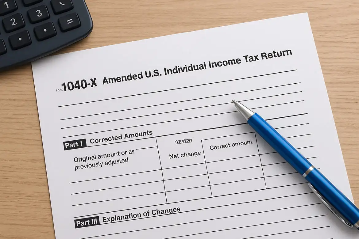 IRS Form 1040X Instructions