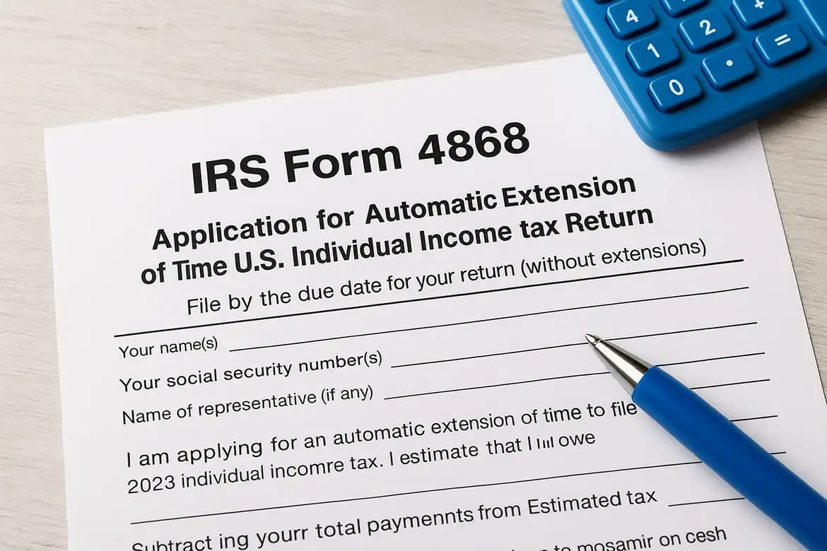 IRS Form 4868 Instructions