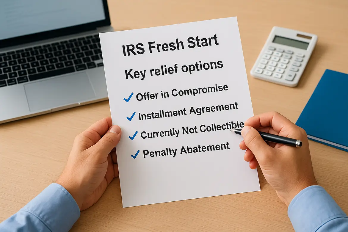 Key relief options available