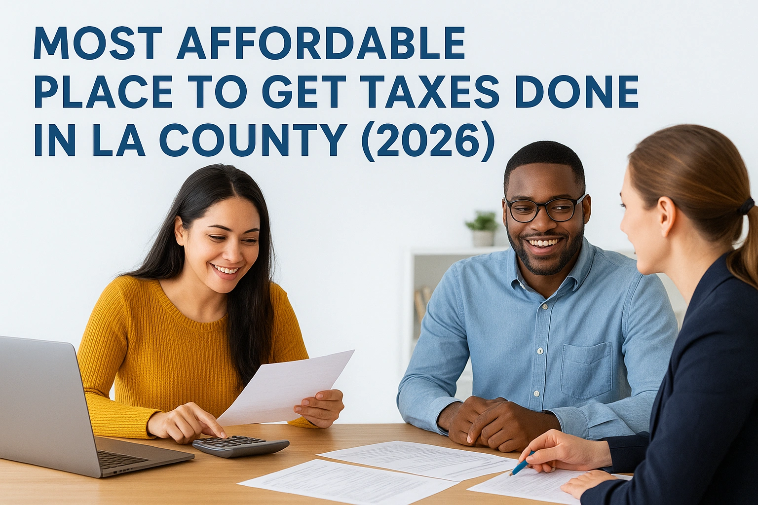 most affordable place to get taxes done in Los Angeles County