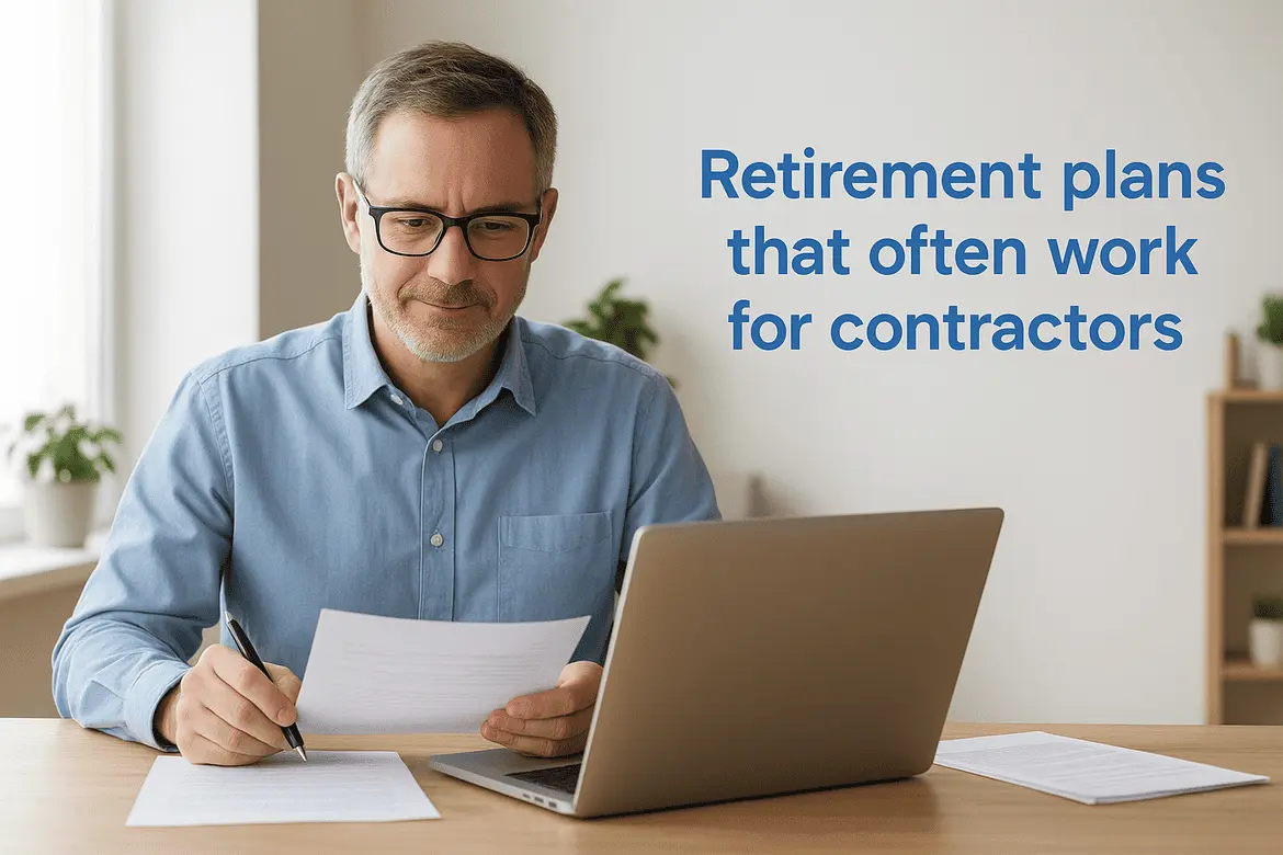 Retirement plans that often work for contractors