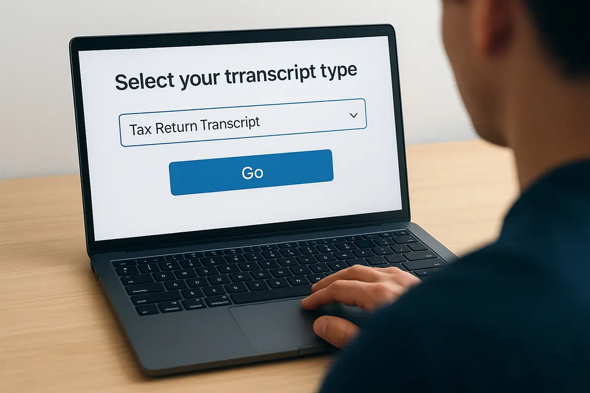 Select your transcript type