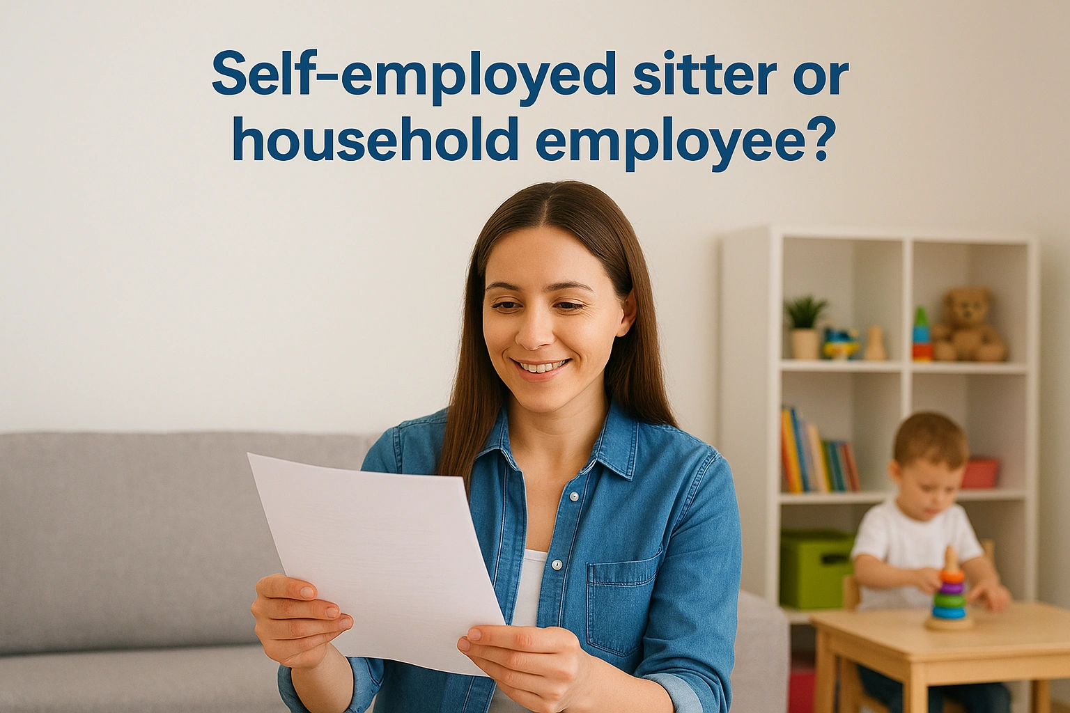 Self-employed sitter or household employee?