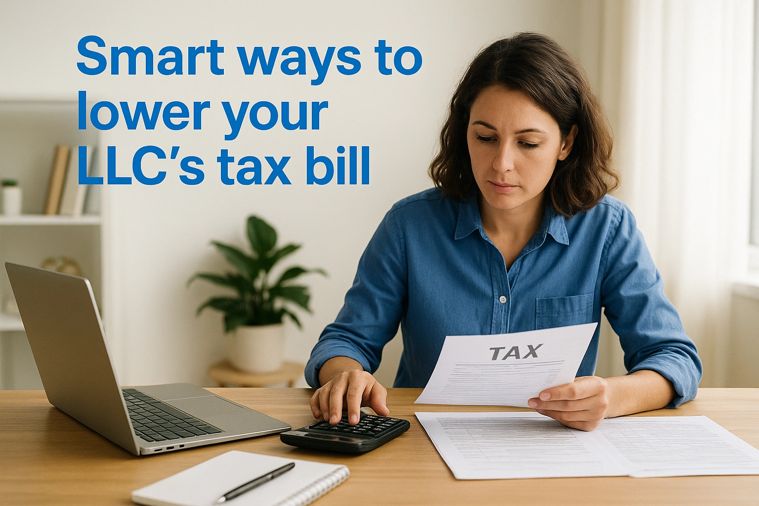 Smart ways to lower your LLC's tax bill