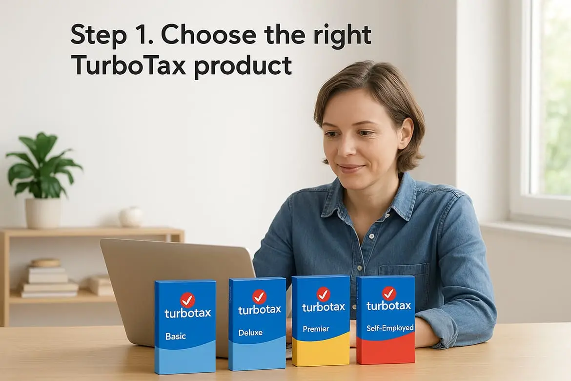 Step 1. Choose the right TurboTax product