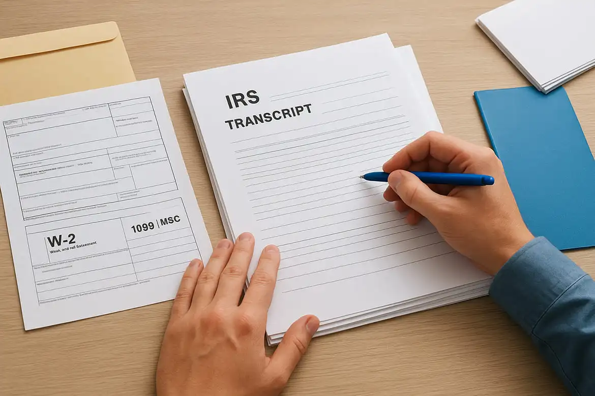 Step 2. Gather documents and IRS transcripts