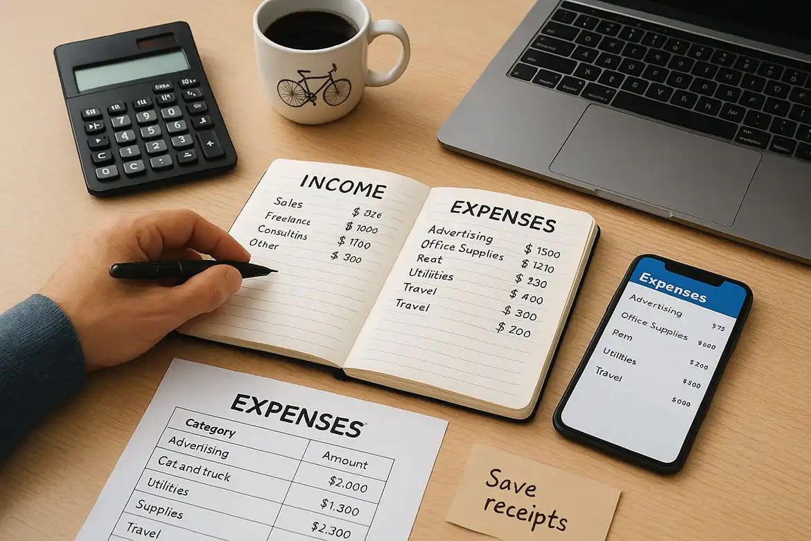 Step 3. Track income and expenses the right way
