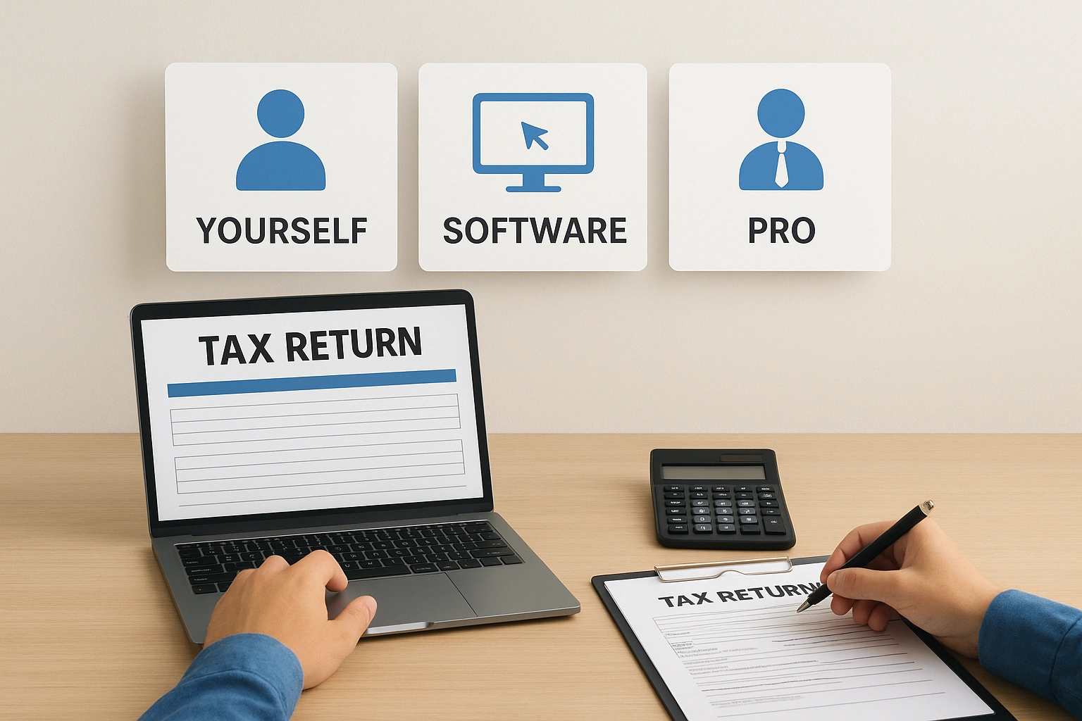 Step 4. Choose how to file: yourself, software, or a pro