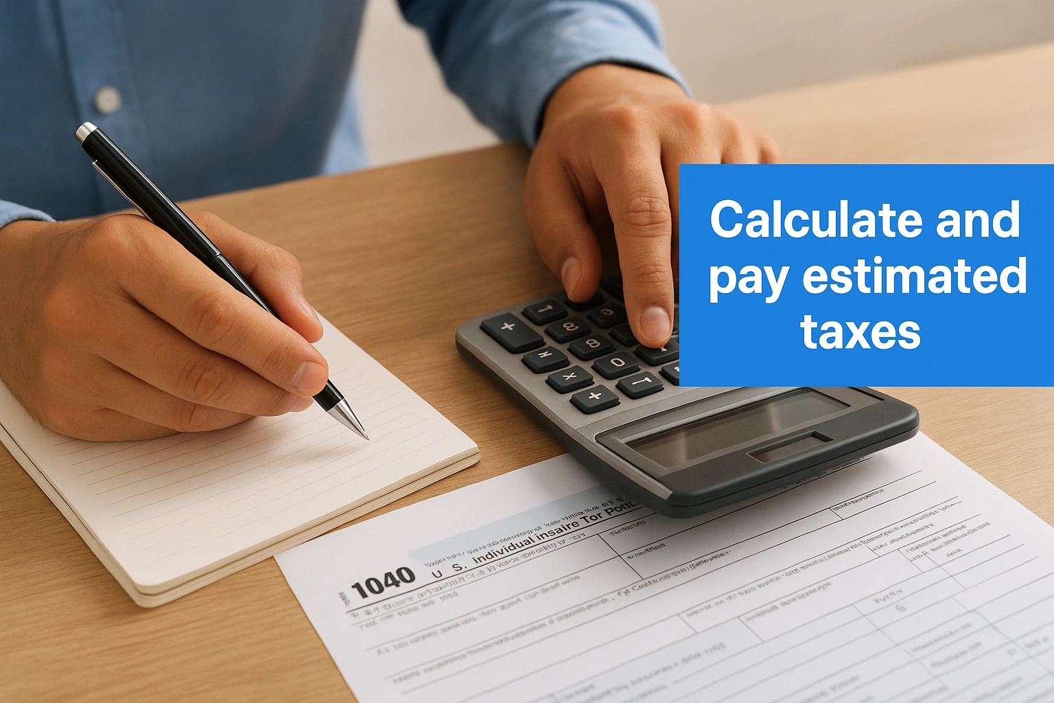 Step 6. Calculate and pay estimated taxes