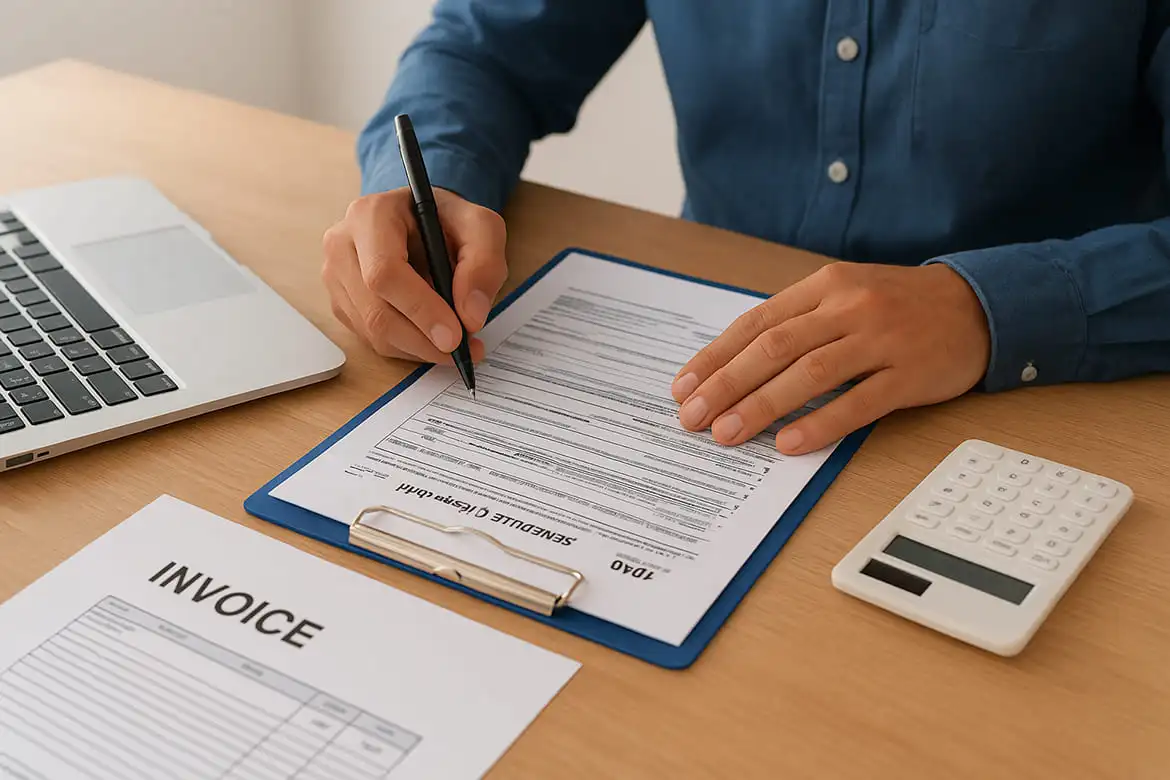 Step 7. Claim deductions on the right tax forms