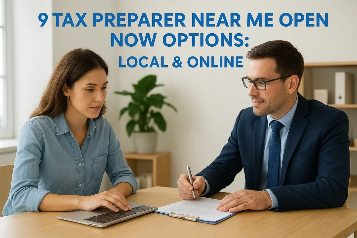 Tax Preparer Near Me Open Now