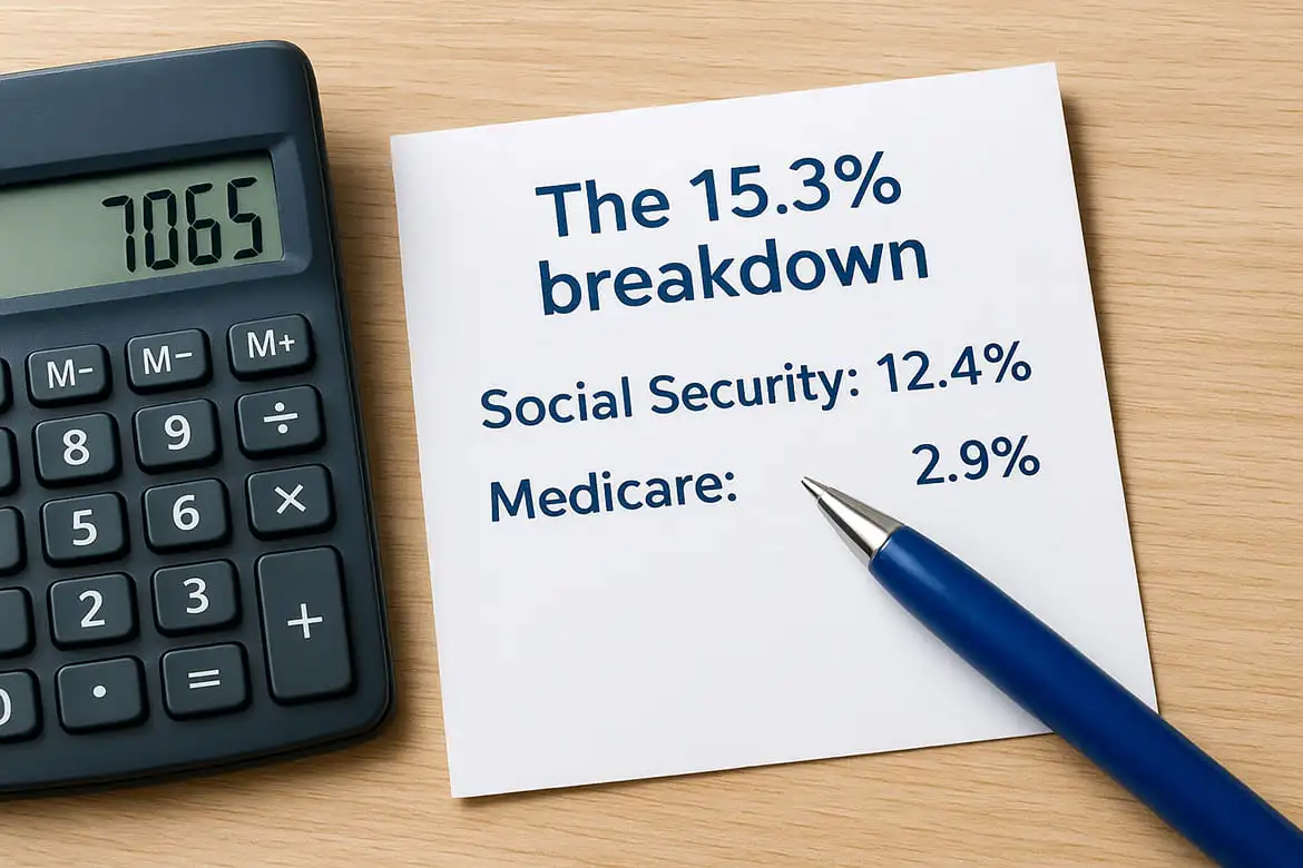 The 15.3% breakdown