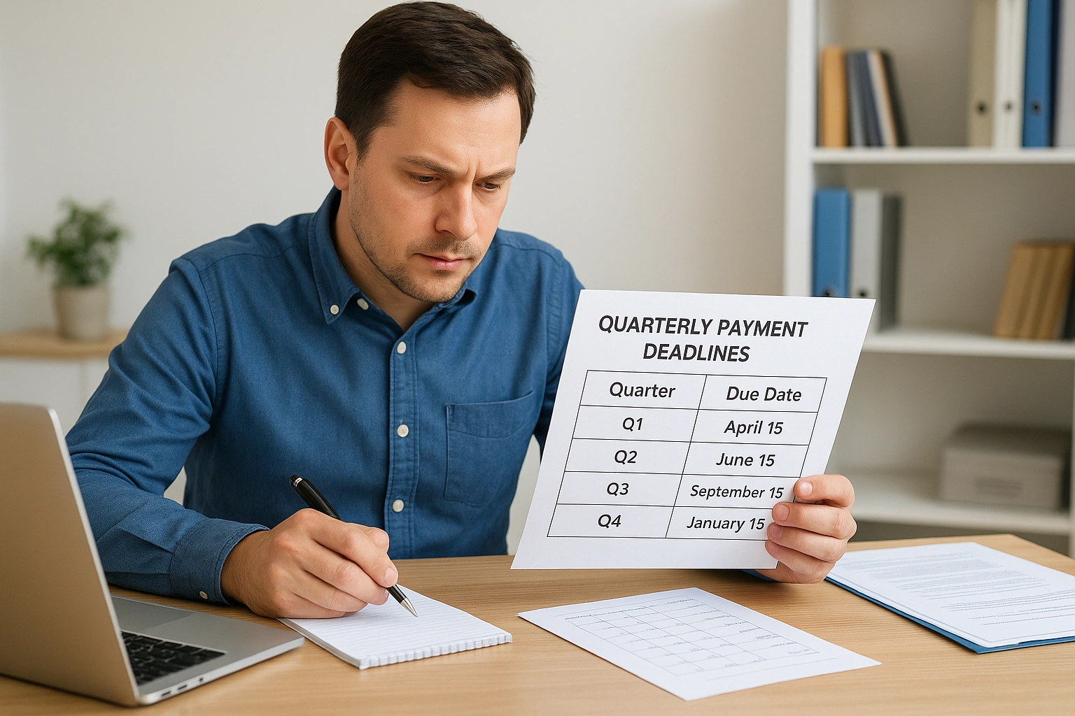 The four payment deadlines