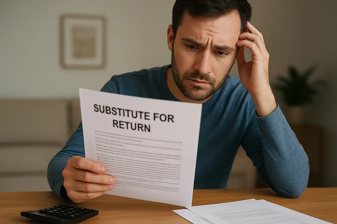 The IRS files a substitute return for you