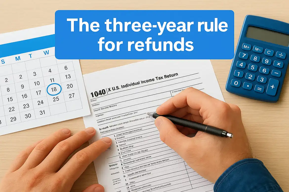 The three-year rule for refunds