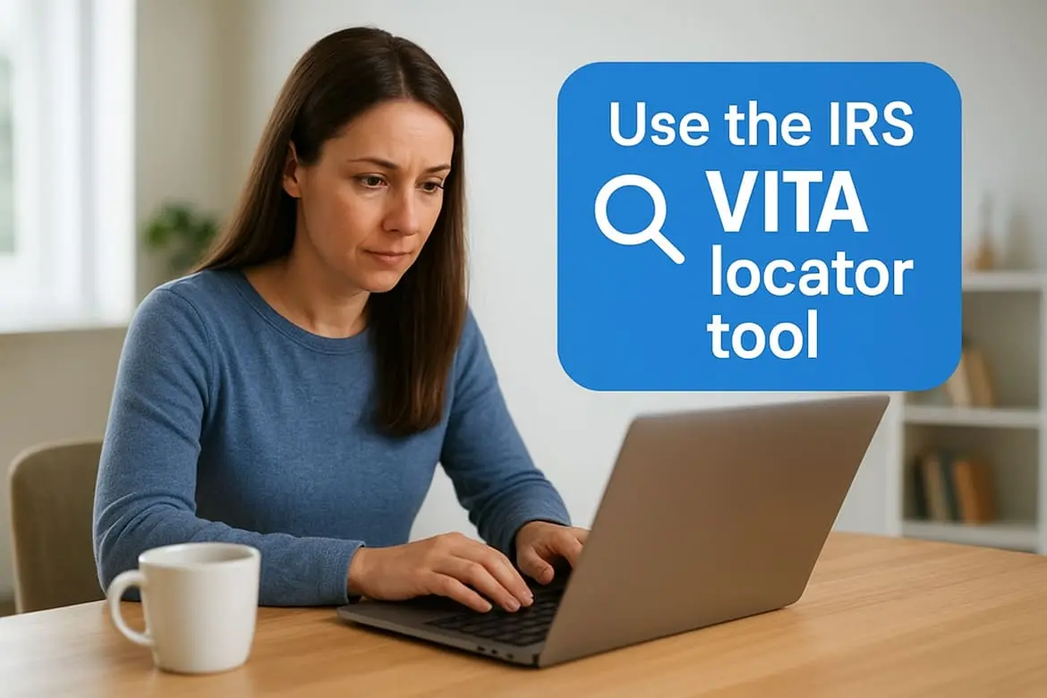 Use the IRS VITA locator tool