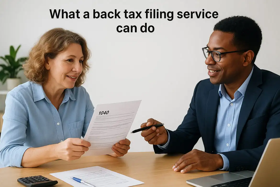 What a back tax filing service can do