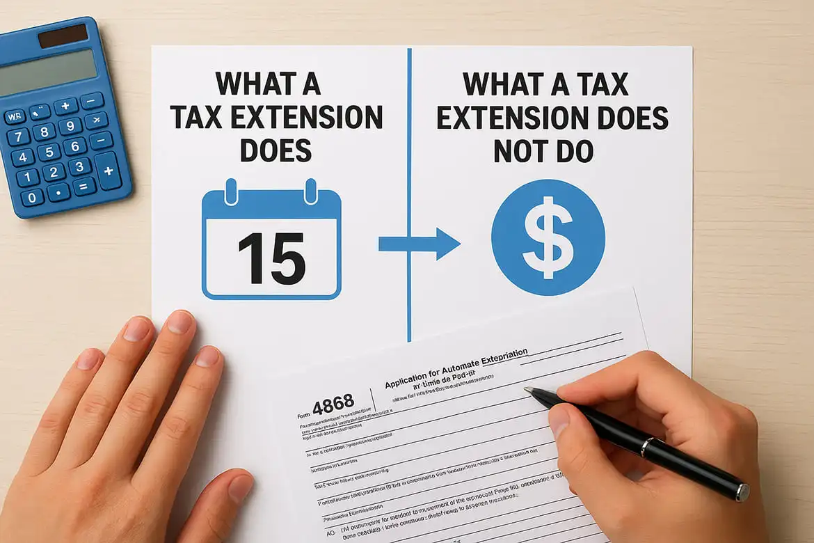 What a tax extension does and does not do